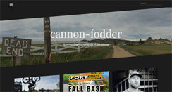 Desktop Screenshot of cannon-fodder.com